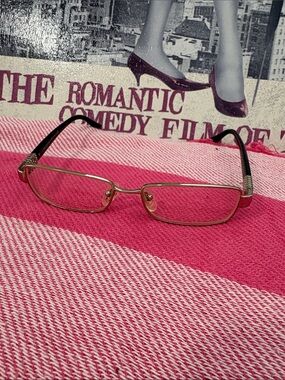 BVLGARI Gold and Black Optical Glasses